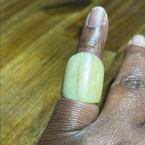 Chic Organic Bone Ring